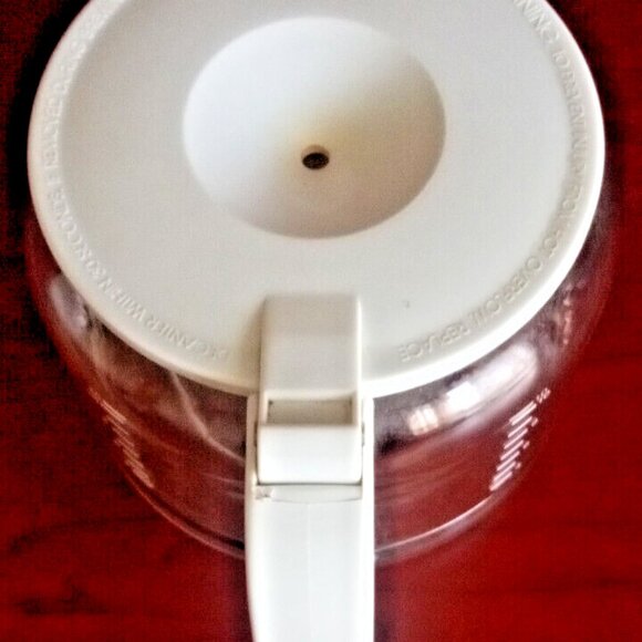 MR.COFFEE 10 Cups Replacement Glass Coffee Pot Carafe Decanter White Handle &Lid - Picture 3 of 5